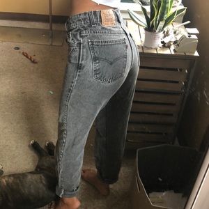 Acid wash high waisted Levi’s